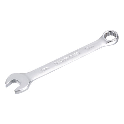 Harfington Metric 11mm 12-Point Box Open End Combination Wrench Chrome Finish, Cr-V