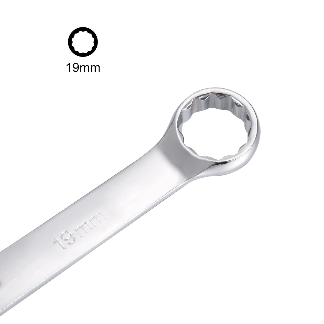 Harfington Metric 12-Point Box Open End Combination Wrench Electrophoresis Coating, Cr-V