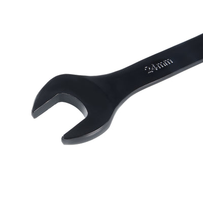 Harfington Metric 12-Point Box Open End Combination Wrench Electrophoresis Coating, Cr-V