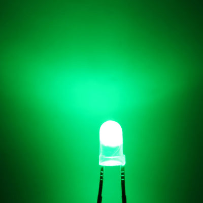 Harfington 150pcs 3mm LED Diode Light Colored Len Diffused Round 20mA Light Emitting Diodes