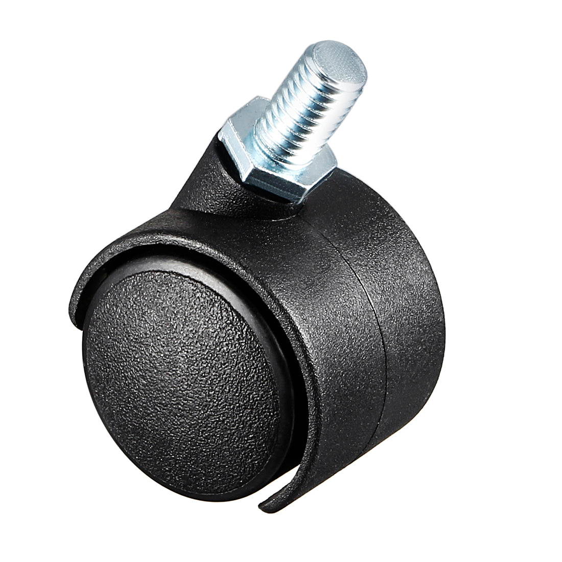 Harfington 10 Pcs 1.15 Inch Swivel Caster Wheels Nylon 360 Degree Threaded Stem Caster Wheel, M8 x 13mm, 22lb Capacity