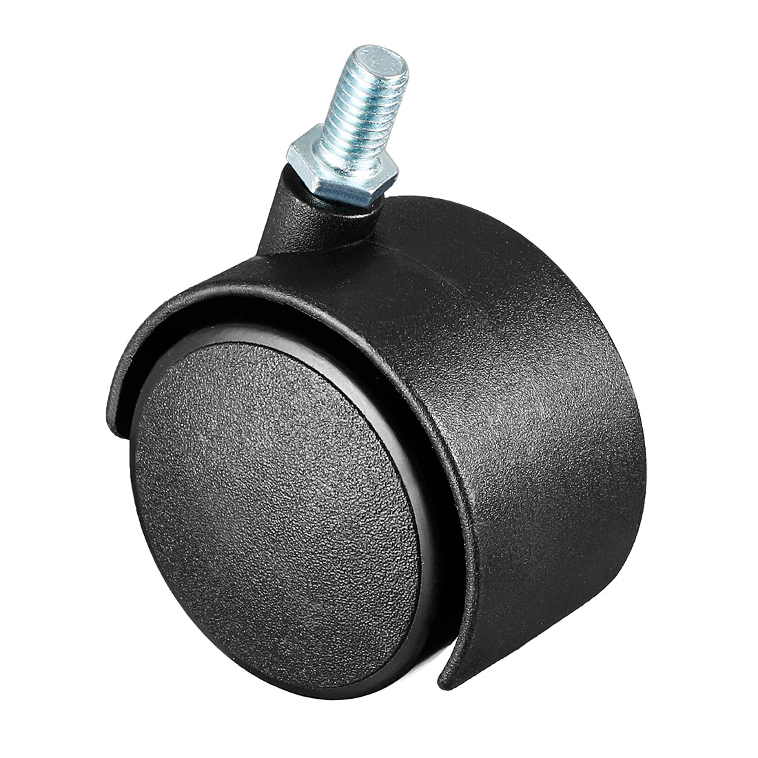 Harfington 2 Inch Swivel Caster Wheels Nylon 360 Degree Threaded Stem Caster Wheel, M10 x 15mm, 39lb Capacity