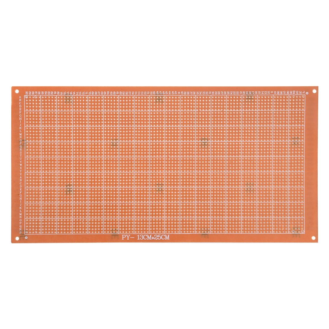Harfington 13x25cm Single Sided Universal Paper Printed Circuit Board for DIY Soldering Brown 1pcs