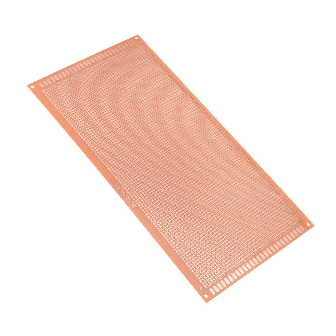 Harfington 13x25cm Single Sided Universal Paper Printed Circuit Board for DIY Soldering Brown 1pcs