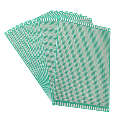 Harfington 12x18cm Single Sided Universal Printed Circuit Board for DIY Soldering 10pcs