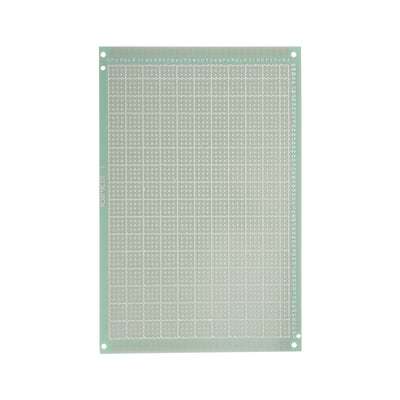 Harfington 12x18cm Single Sided Universal Printed Circuit Board for DIY Soldering Green Thickness 1.5mm 1pcs