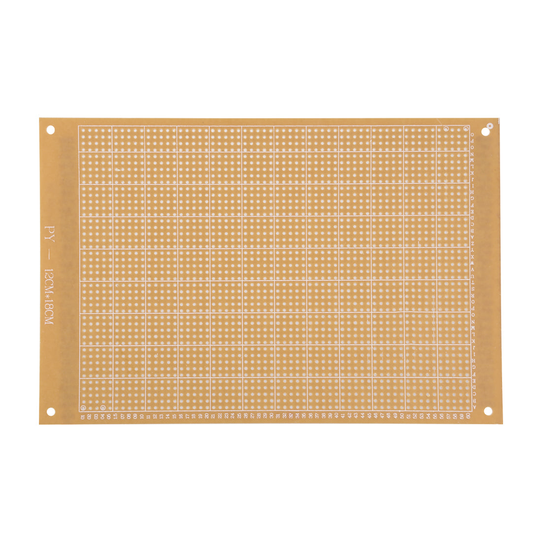 Harfington 12x18cm Single Sided Universal Paper Printed Circuit Board Thickness 1.3mm Brown 10pcs
