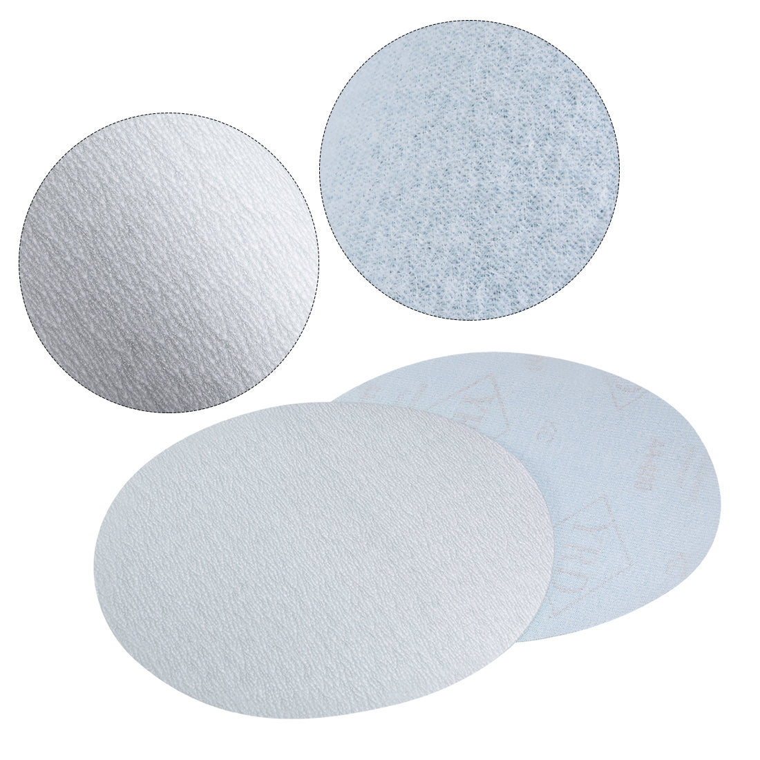 Harfington Aluminum Oxide Dry Hook and Loop Sands Discs Flocking Sandpapers