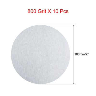 Harfington Aluminum Oxide Dry Hook and Loop Sands Discs Flocking Sandpapers