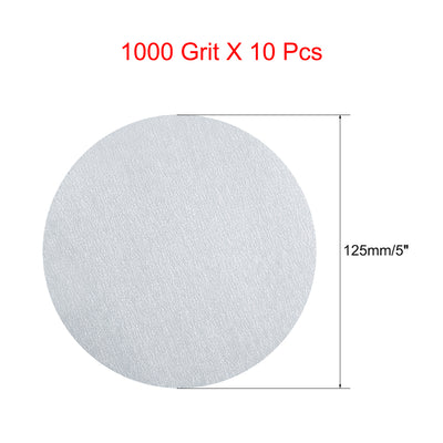 Harfington Aluminum Oxide Dry Hook and Loop Discs Flocking Sandpaper