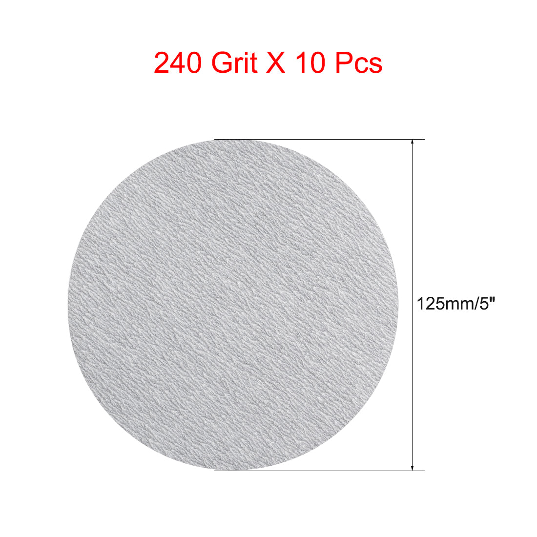 Harfington Aluminum Oxide Dry Hook and Loop Discs Flocking Sandpaper