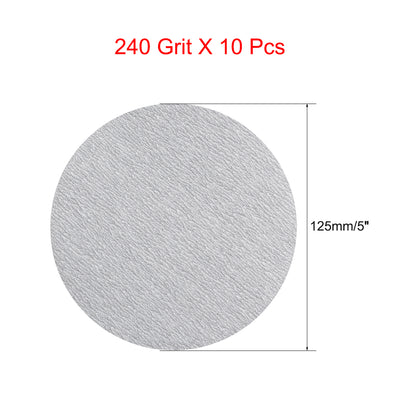 Harfington Aluminum Oxide Dry Hook and Loop Discs Flocking Sandpaper