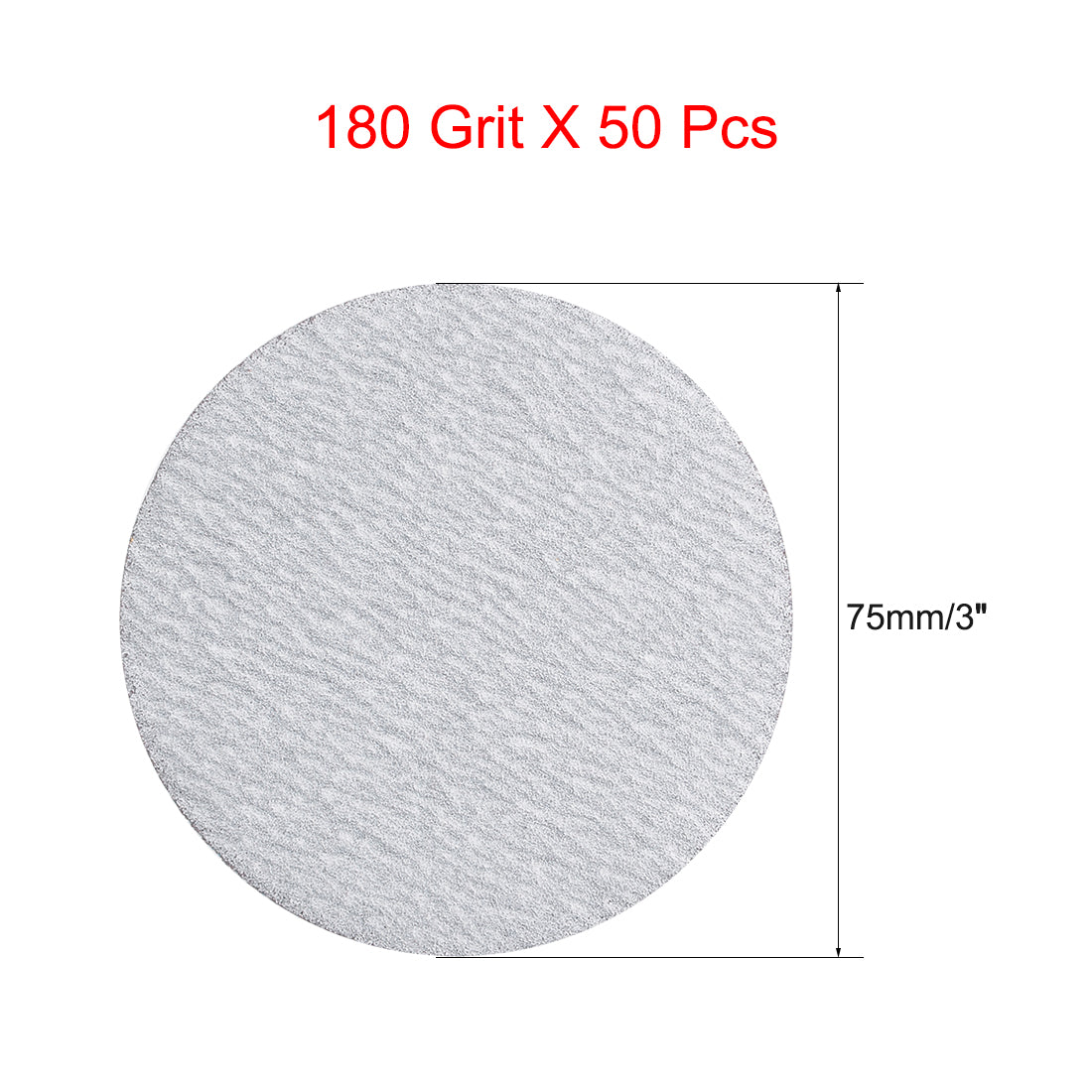 Harfington Aluminum Oxide Dry Hook and Loop Sander Discs Flocking Sandpapers