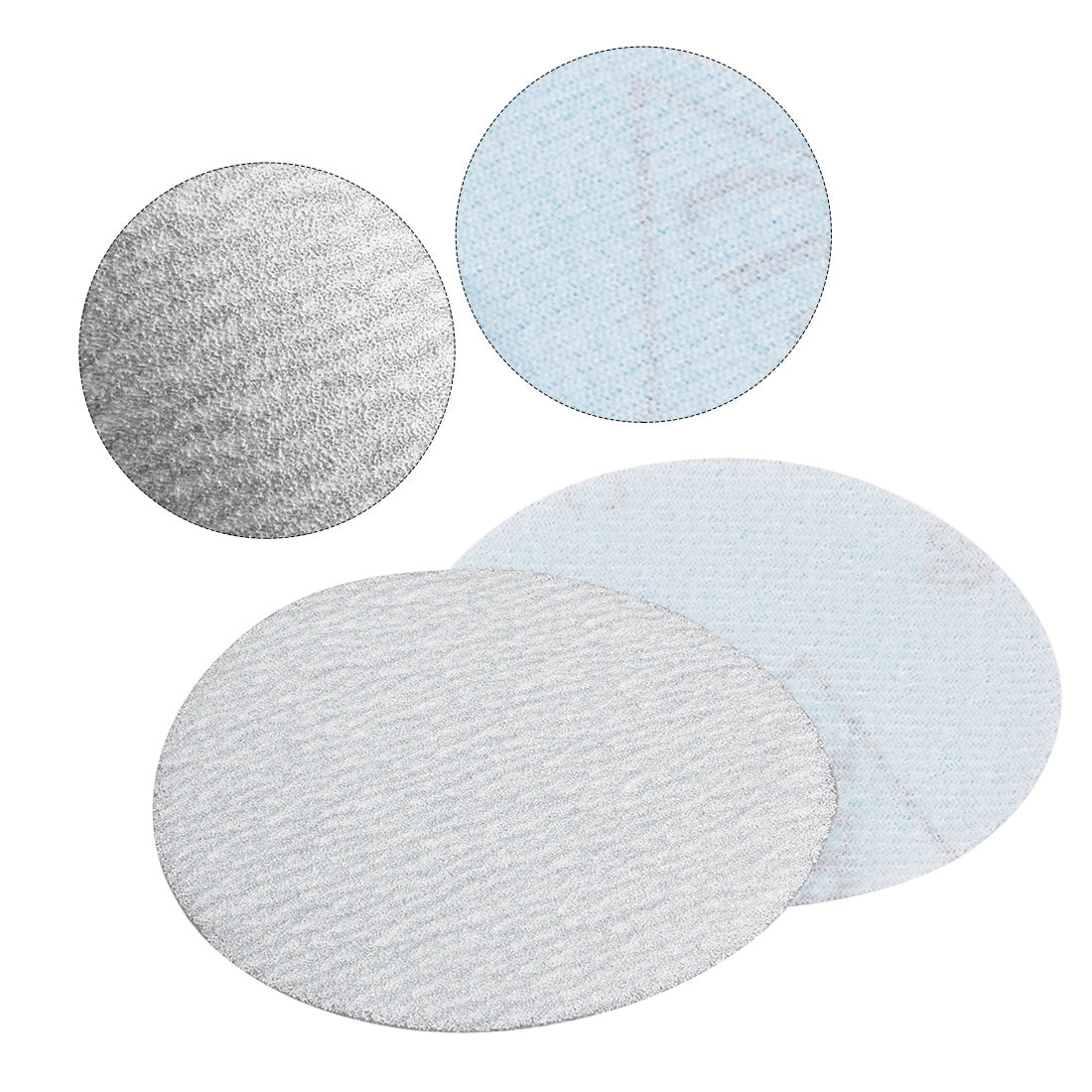 Harfington Aluminum Oxide Dry Hook and Loop Sander Discs Flocking Sandpapers