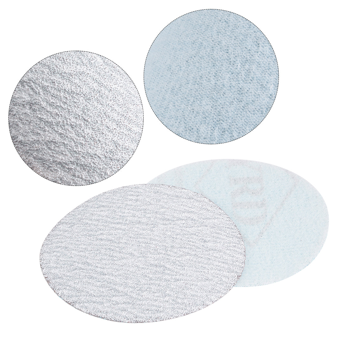 Harfington Aluminum Oxide Dry Hook and Loop Sander Discs Flocking Sandpapers