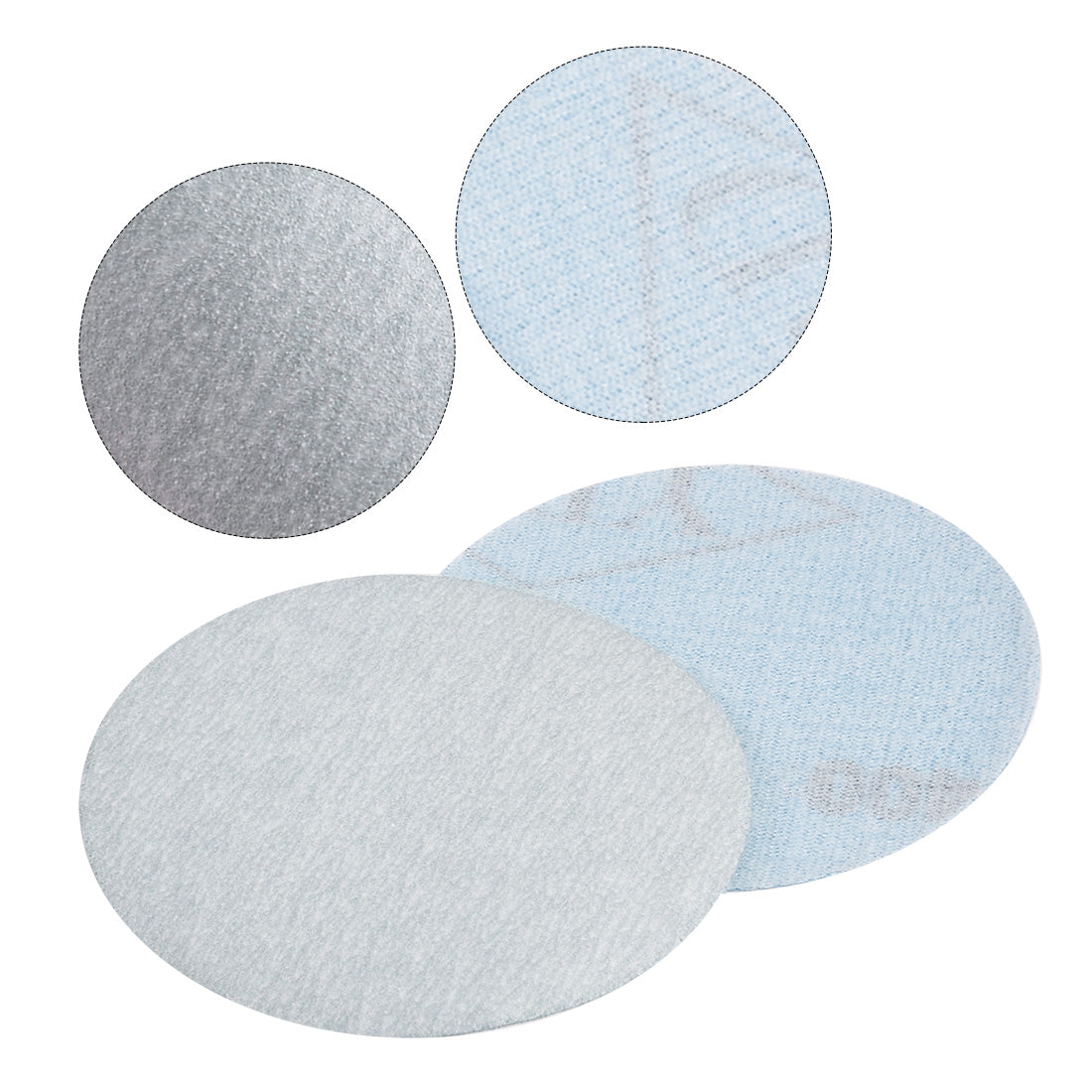 Harfington Aluminum Oxide Dry Hook and Loop Sander Discs Flocking Sandpapers