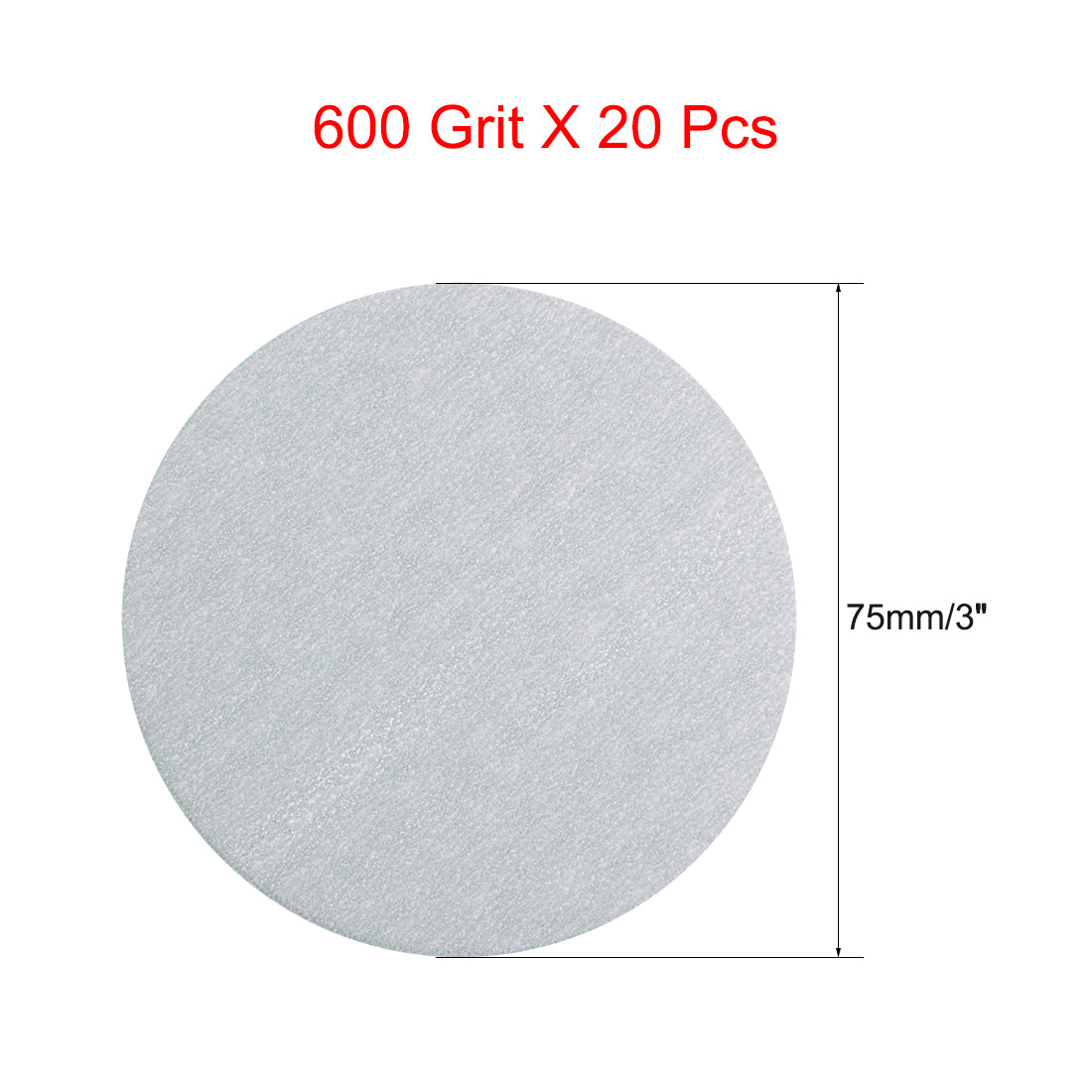 Harfington Aluminum Oxide Dry Hook and Loop Sand Discs Flocking Sandpapers