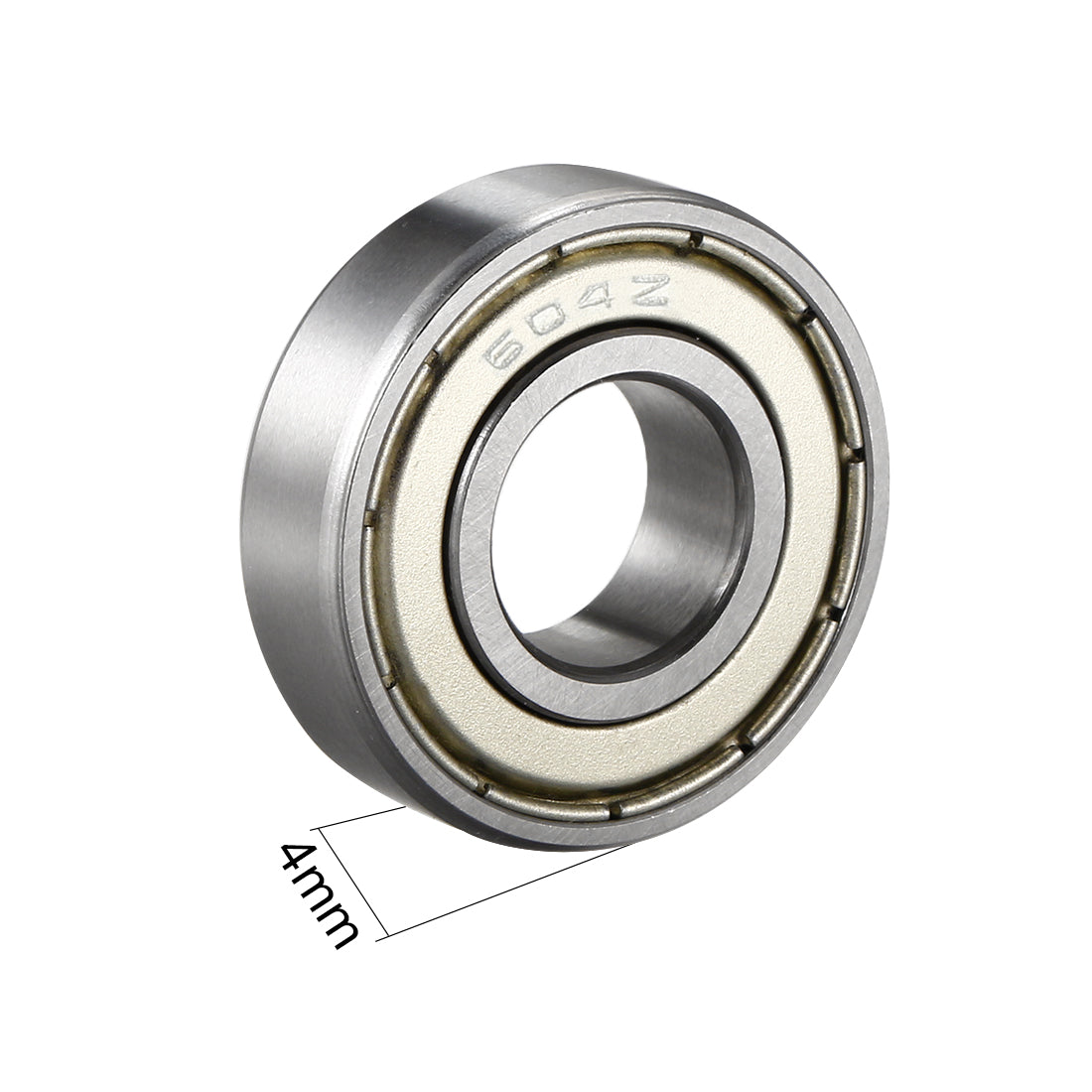 Harfington Deep Groove Ball Bearings Metric Single Shielded Chrome Steel P0 Z2
