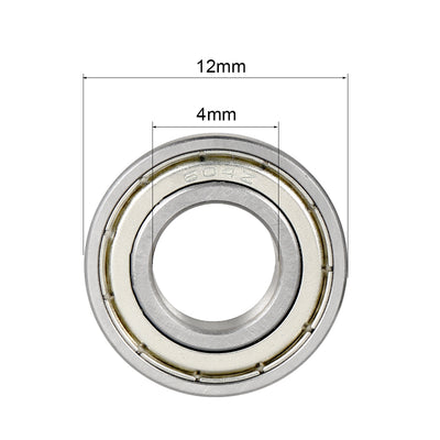 Harfington Deep Groove Ball Bearings Single Shielded Chrome Steel