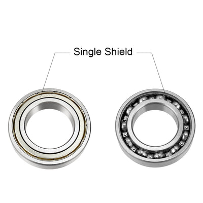 Harfington Uxcell Deep Groove Ball Bearings Inch Double Shielded Chrome Steel ABEC1 Z2