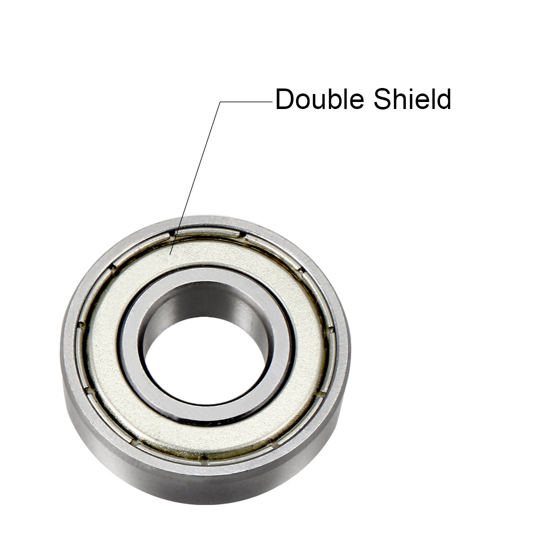 uxcell Uxcell Deep Groove Ball Bearings Metric Double Shielded Chrome Steel Roller Z2
