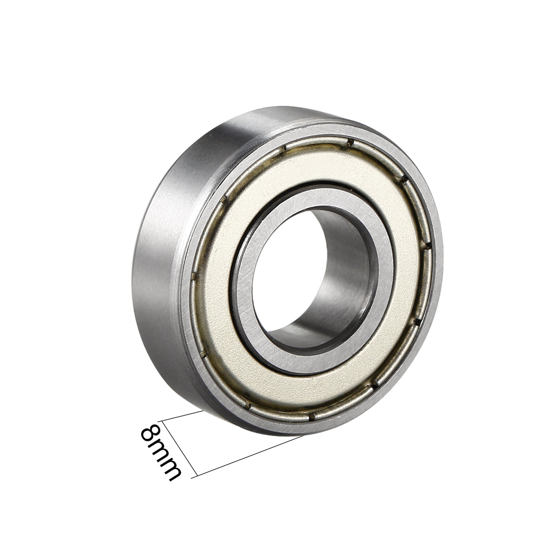 uxcell Uxcell Deep Groove Ball Bearings Metric Double Shielded Chrome Steel Roller Z2