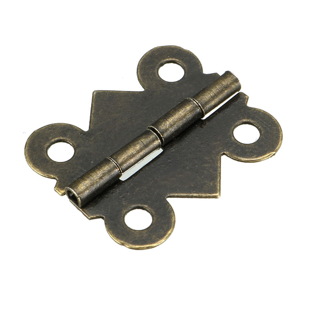 Harfington 0,98 Zoll antike Bronzescharniere, Retro-Schmetterlingsform, Scharnierersatz mit Schrauben, 19 Stück