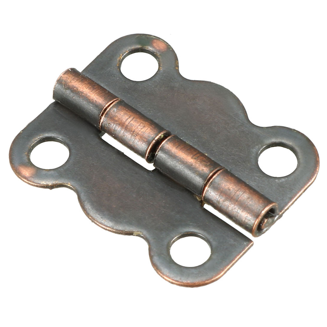 Harfington 0.63" Antique Copper  Hinges Retro Butterfly Shape Mini Hinge Replacement with Screws 20pcs