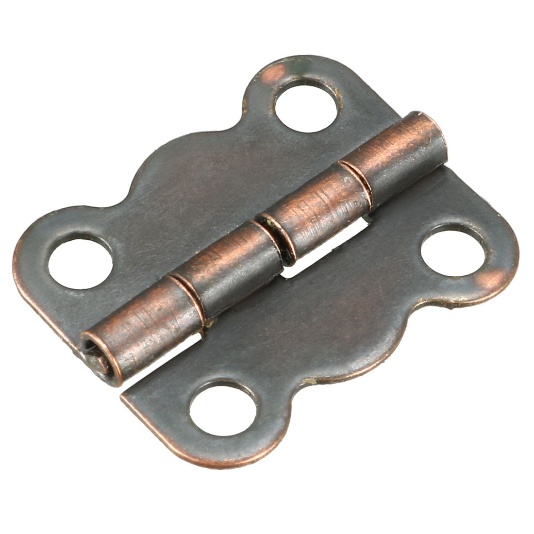 Harfington 0.63" Antique Copper  Hinges Retro Butterfly Shape Mini Hinge Replacement with Screws 20pcs