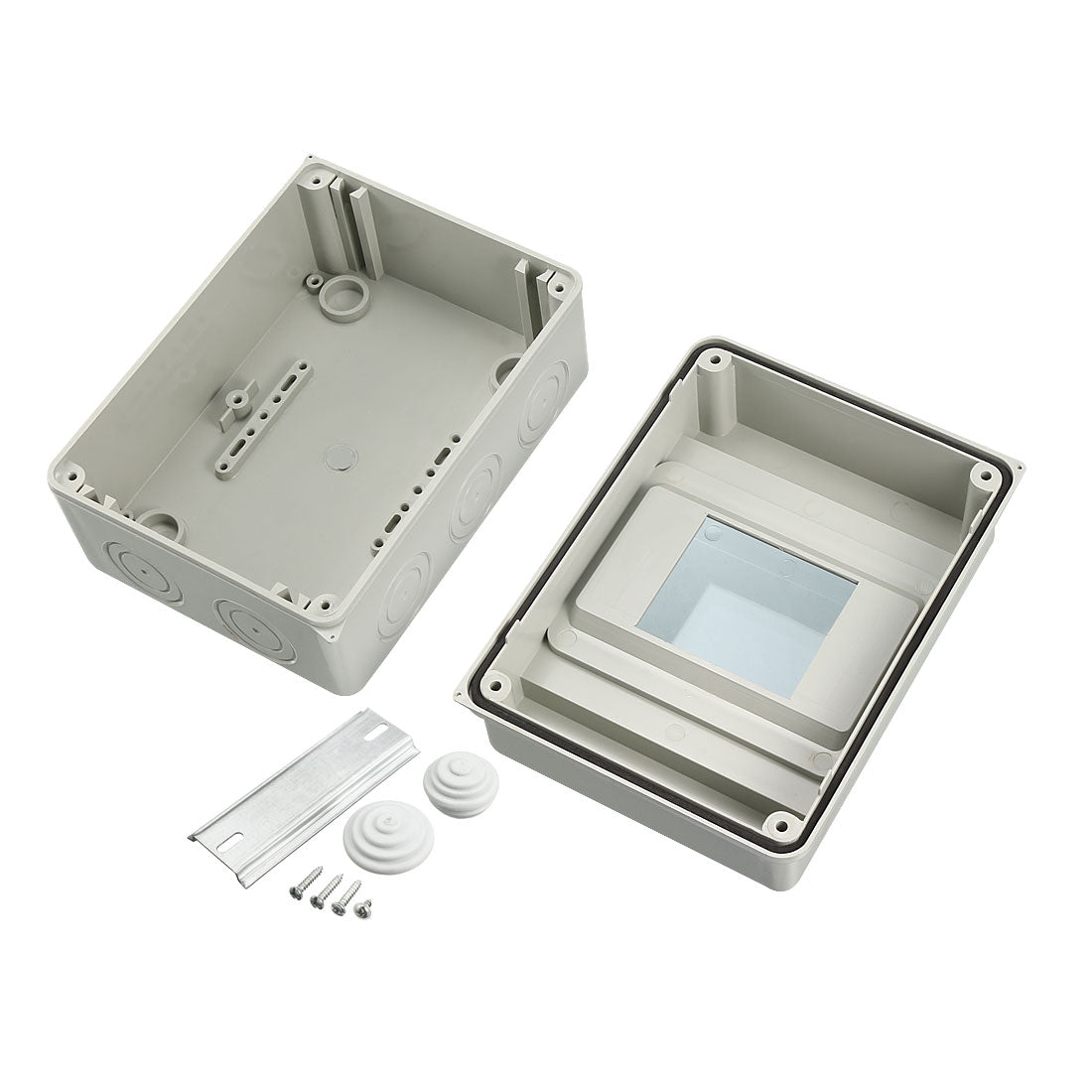 Harfington 155x110x90mm 5 Ways Indoor Waterproof Flush Mounted Distributing Box Electrical Switch Box