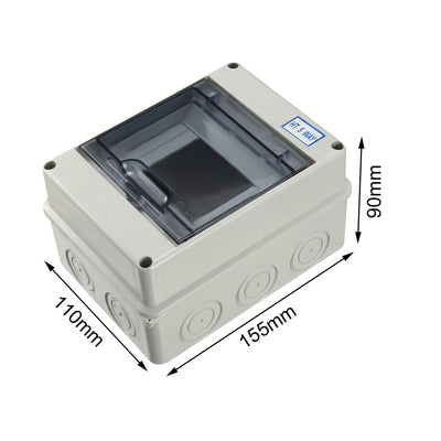 Harfington 155x110x90mm 5 Ways Indoor Waterproof Flush Mounted Distributing Box Electrical Switch Box