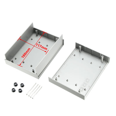 Harfington 168 x 130 x 58mm Electronic Plastic DIY Junction Box Enclosure Case Gray