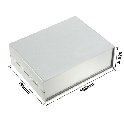 Harfington 168 x 130 x 58mm Electronic Plastic DIY Junction Box Enclosure Case Gray