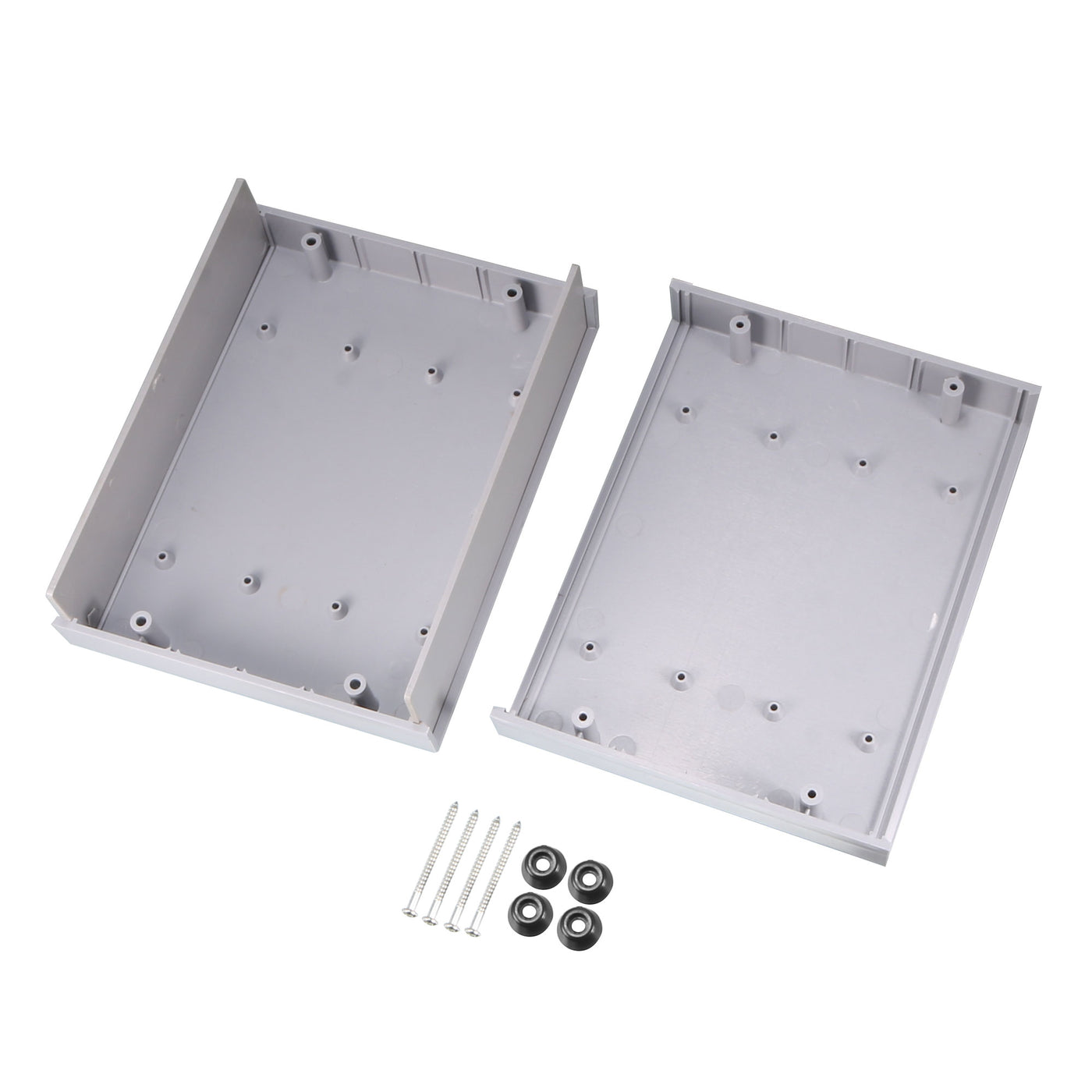 Harfington 155 x 120 x 41mm Electronic Plastic DIY Junction Box Enclosure Case Gray