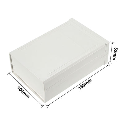 Harfington 150 x 100 x 50mm Electronic Plastic DIY Junction Box Enclosure Case grey white