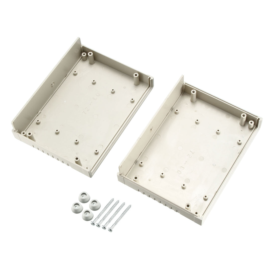 Harfington 150 x 113 x 43mm Electronic Plastic DIY Junction Box Enclosure Case grey white