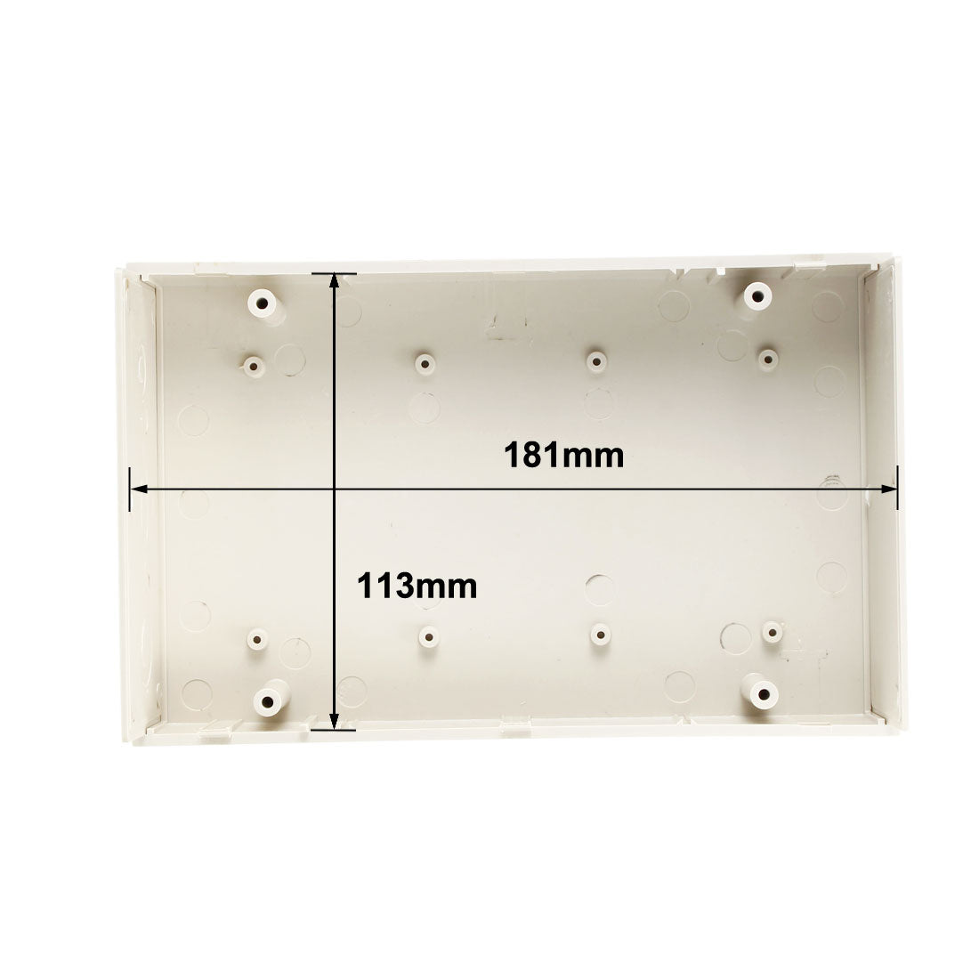 Harfington 190 x 120 x 60 mm elektronisches DIY-Anschlussdosengehäuse aus Kunststoff, grauweiß