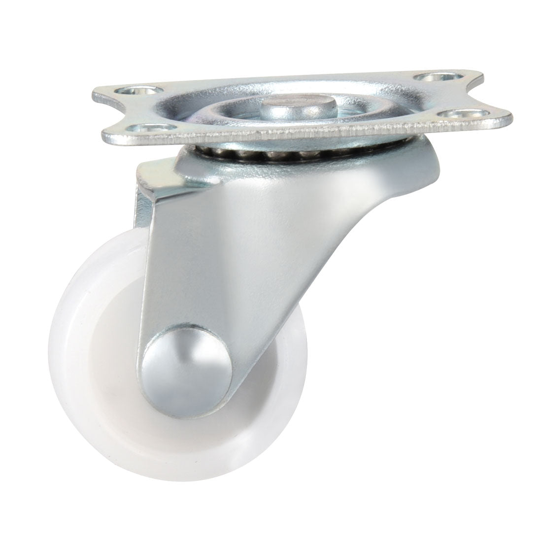 Harfington 1.2 Inch PP Top Plate Mounted Caster Wheel 22lb Capacity 4 Pcs (2 Pcs Swivel, 2 Pcs Fixed)