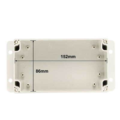 Harfington 158*92*67mm Electronic Waterproof IP65 Sealed ABS Plastic DIY Junction Box Enclosure Case Gray