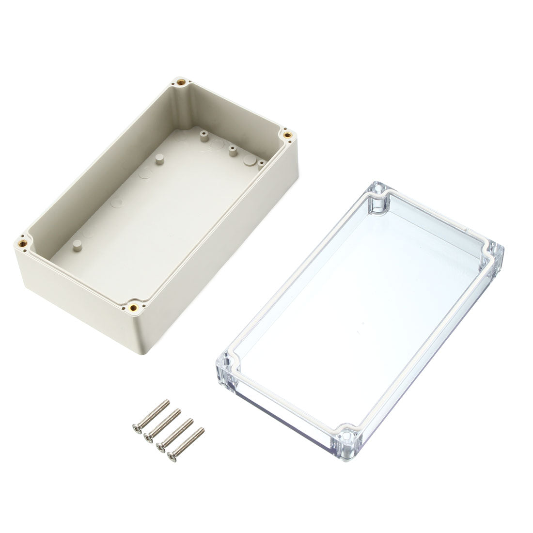 Harfington 158*90*60mm Electronic Waterproof IP65 Sealed ABS Plastic DIY Junction Box Enclosure Case Clear