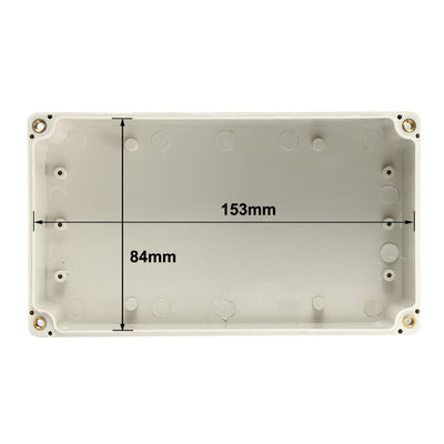 Harfington 158*90*60mm Electronic Waterproof IP65 Sealed ABS Plastic DIY Junction Box Enclosure Case Clear