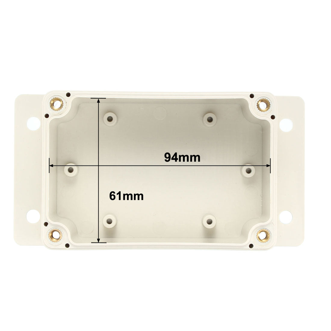 Harfington 132*68.5*50mm Electronic Waterproof IP65 Sealed ABS Plastic DIY Junction Box Enclosure Case Clear