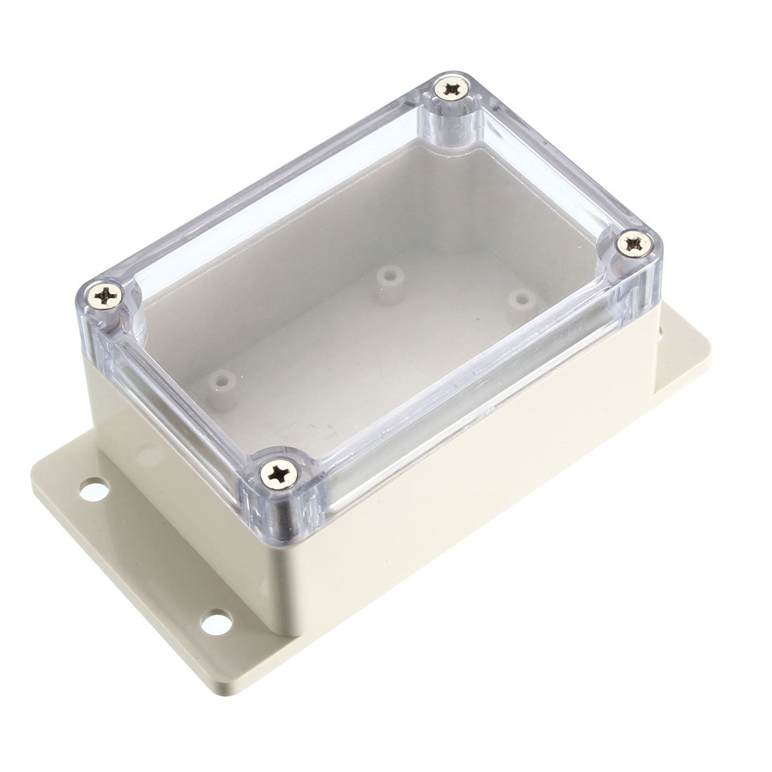 Harfington 132*68.5*50mm Electronic Waterproof IP65 Sealed ABS Plastic DIY Junction Box Enclosure Case Clear
