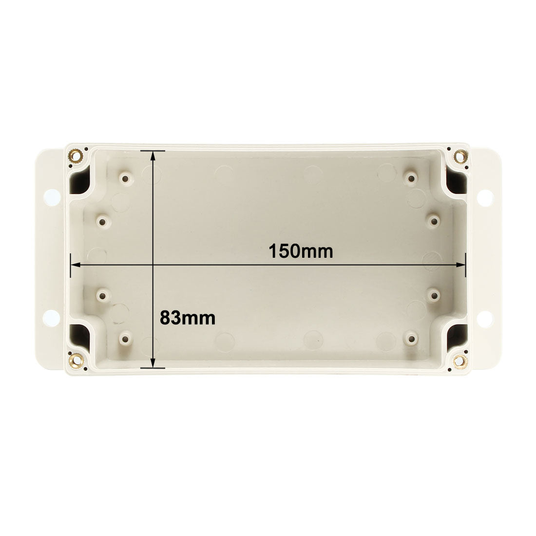 Harfington 192*90*68mm Electronic Waterproof IP65 Sealed ABS Plastic DIY Junction Box Enclosure Case Clear