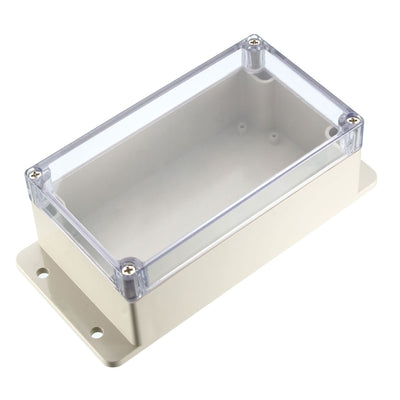 Harfington 192*90*68mm Electronic Waterproof IP65 Sealed ABS Plastic DIY Junction Box Enclosure Case Clear