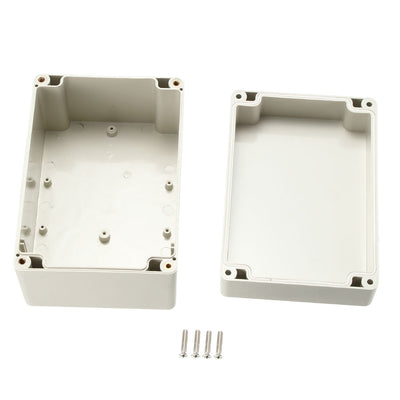 Harfington 160*110*90mm Electronic Waterproof IP65 Sealed ABS Plastic DIY Junction Box Enclosure Case Gray