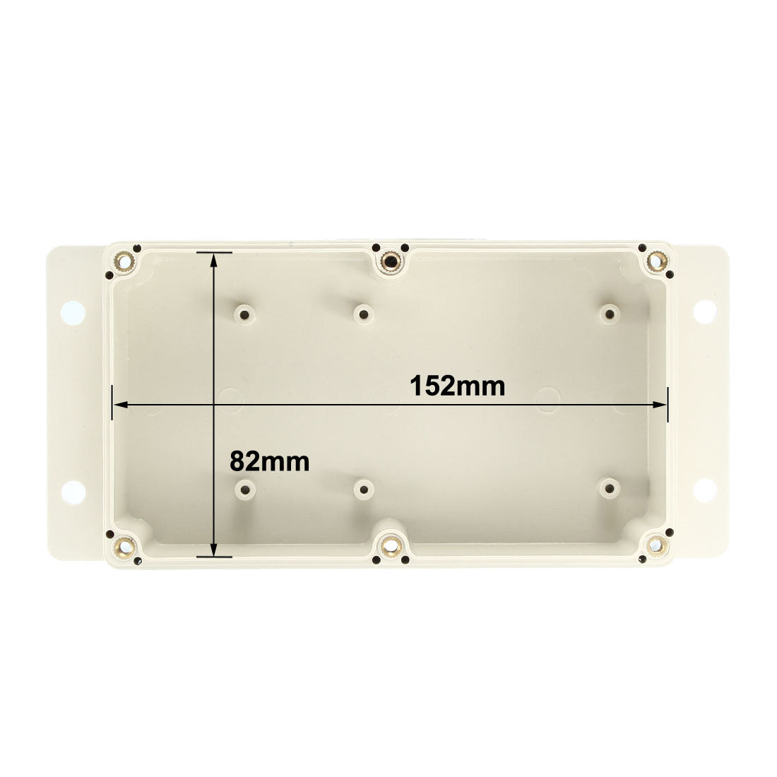 Harfington 198*90*50mm Electronic Waterproof IP65 Sealed ABS Plastic DIY Junction Box Enclosure Case Gray