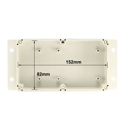 Harfington 198*90*50mm Electronic Waterproof IP65 Sealed ABS Plastic DIY Junction Box Enclosure Case Gray