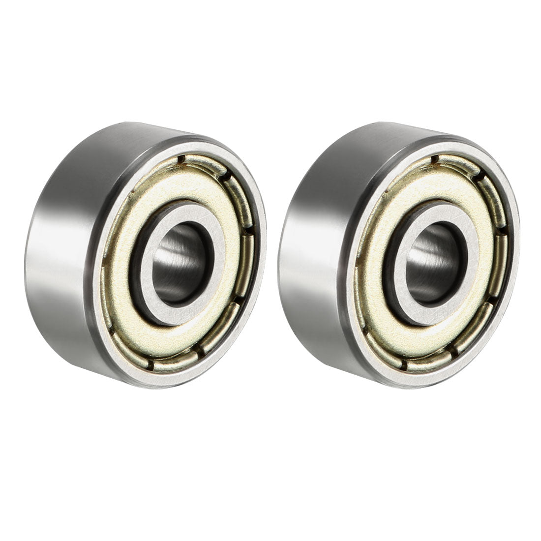 Harfington Deep Groove Ball Bearings Metric Single Shielded Chrome Steel P0 Z2