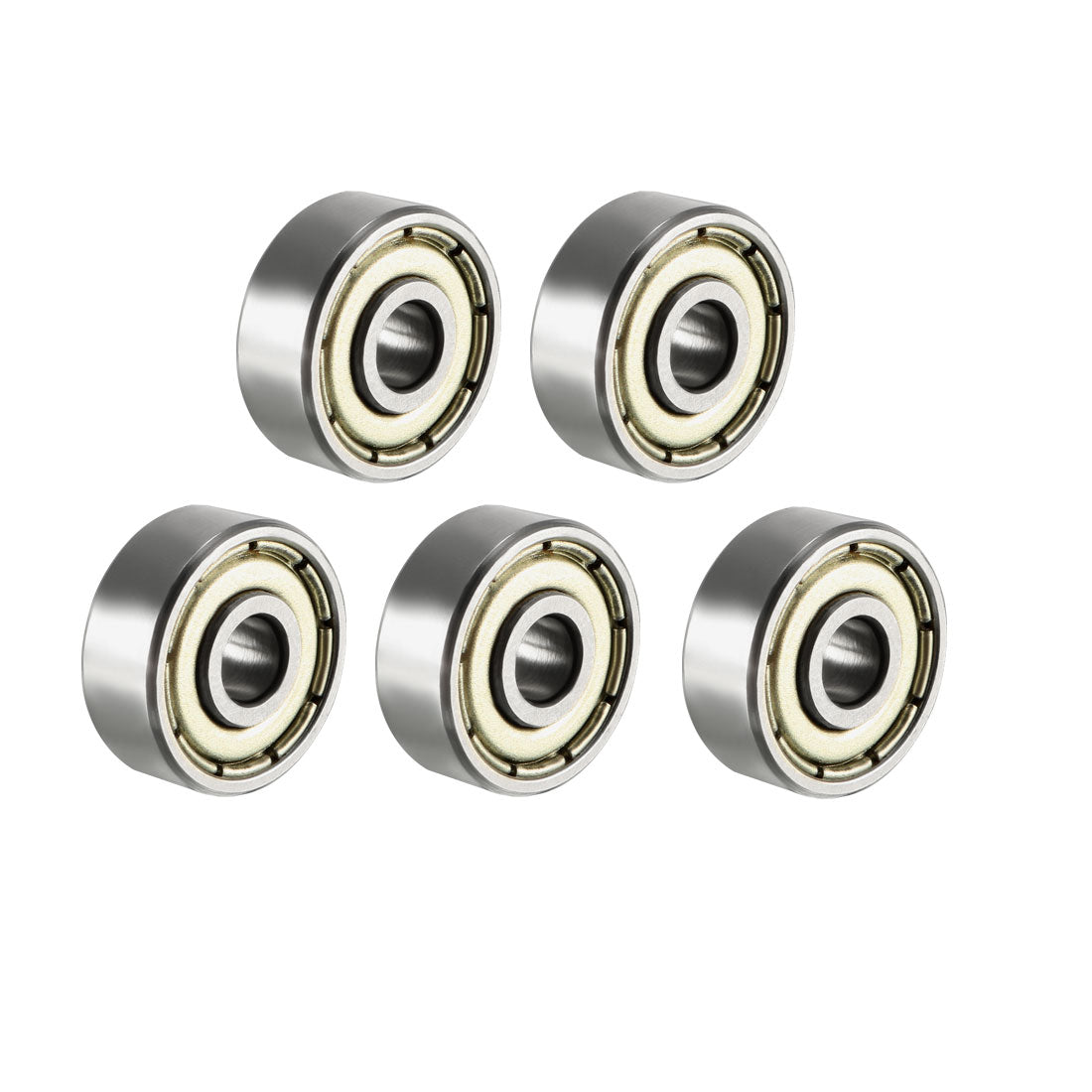 uxcell Uxcell Deep Groove Ball Bearings Metric Double Shielded Chrome Steel Roller Z2